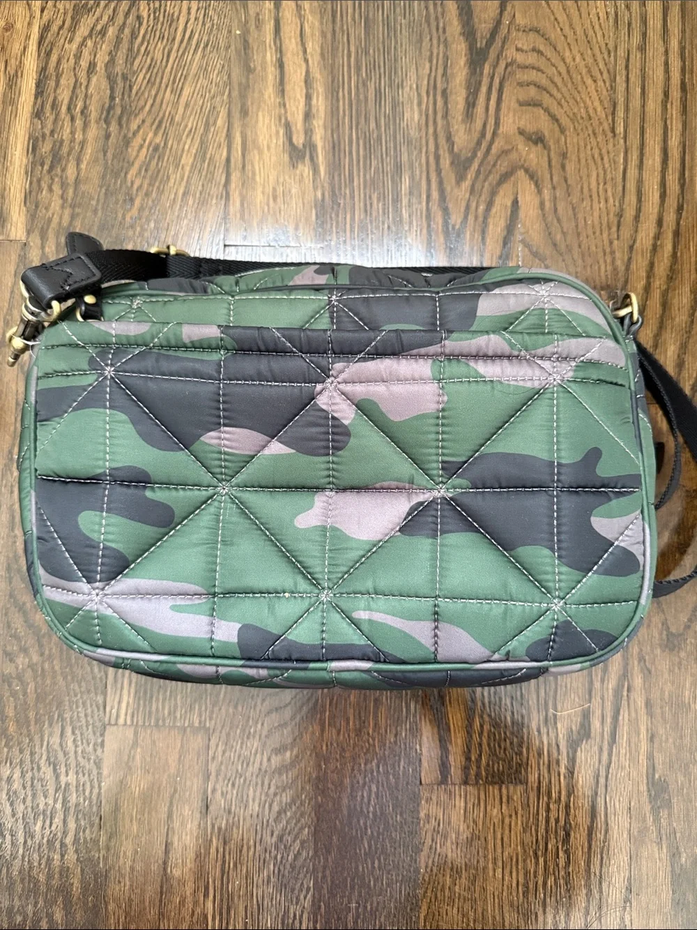 Twelve Little | Camouflage Quilted Diaper Bag - Green Camo